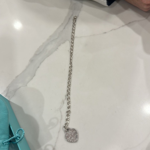100% Authentic Tiffany Silver I love you Necklace - Picture 3 of 7